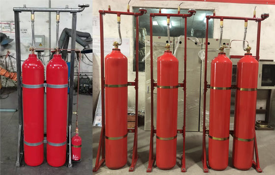 質  70Ltr Carbon Dioxide Fire Extinguishing Systems CO2 Automatic Fire Extinguisher 5.7MPa 工場