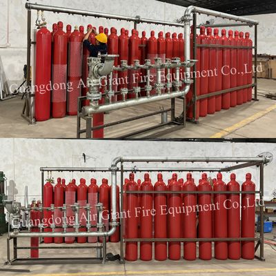 質  Inert Gas Argon IG55 Fire Extinguishing System For Computer Room 工場