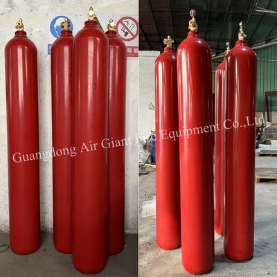 質  Inert Gas Argon IG55 IG100 IG541 Fire Extinguishing System Cylinder 工場