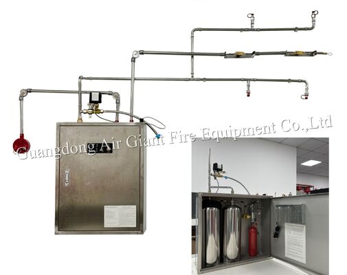 質  Single Bottles Automatic Protection Restaurant Fire Suppression System For Hotel Fire Fight 工場