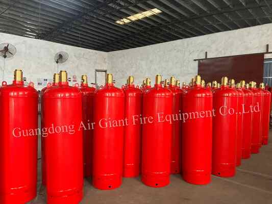 質  HFC227ea fire suppression system cylinder for telecommunication room 工場