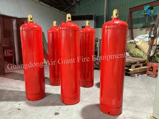 質  Non Corrosive FM200 Fire Extinguishing System Cylinder Without Pollution For Storage Room 工場
