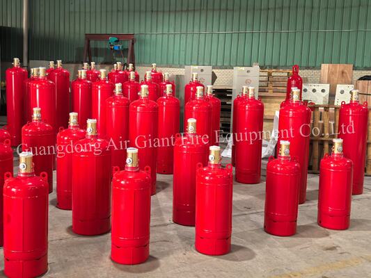 質  High-quality FM200 Fire Extinguishing System Cylinder Without Residue For Telecommunication Room 工場