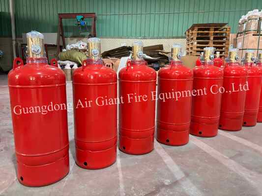 質  Enclosed Flooding Novec 1230 Fire Suppression System Cylinder with 4.2MPa Storage Pressure and Residue-Free Design for Anechoic Chambers 工場