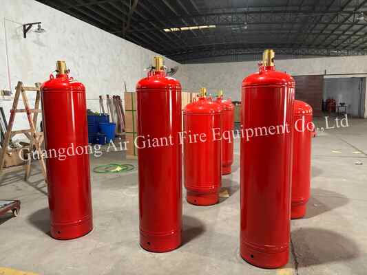 質  Environment-friendly Novec1230 Fire Extinguishing System Cylinder Without Residue For Battery Room 工場
