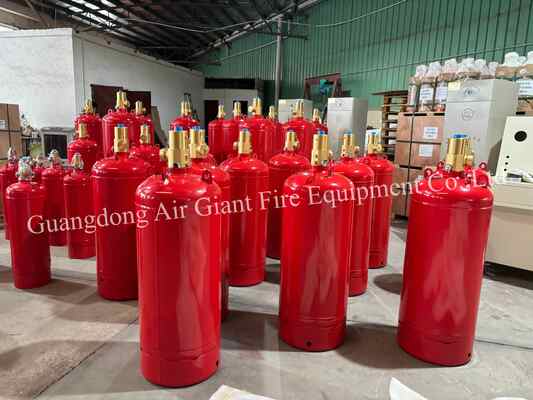 質  Insulated FM200 Fire Extinguishing System Cylinder Without Residue For Telecommunication Room 工場