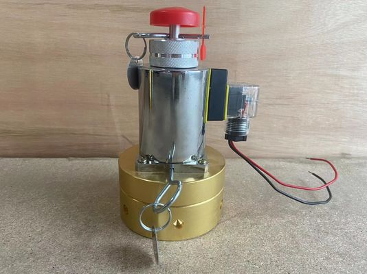 封じられたあふれるFM200消火器の付属品のソレノイドのアクチュエーター90N