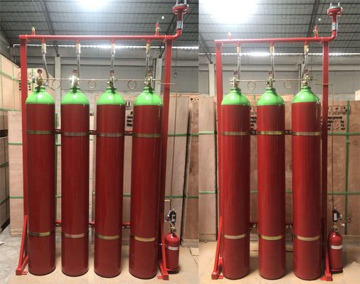 窒素IG100の不活性ガスの抑制の防火システム80Ltr