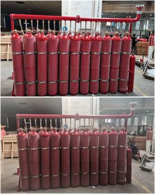 電波暗室のための80Ltr Inergen IG541の不活性ガスの消火システム