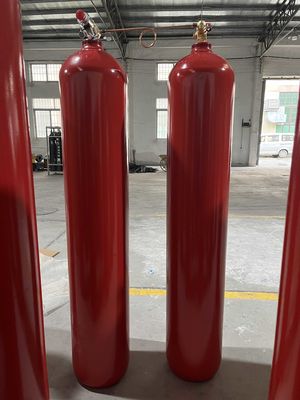図書館の12.4MPa二酸化炭素システム消火活動の二酸化炭素シリンダー70Ltr