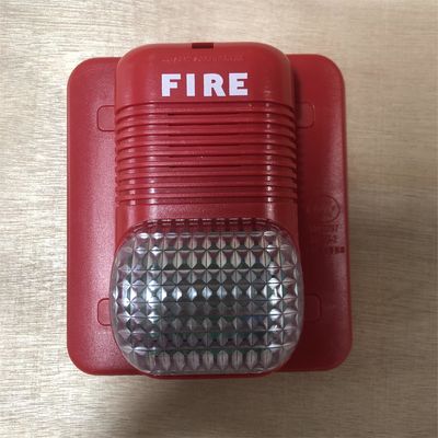 赤く、ビープする音および軽い警報に点滅するFM200システムDC24V火災警報
