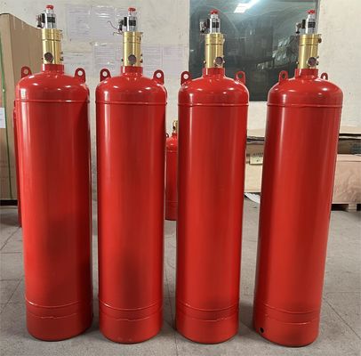 コンピューター室の消火器FM200のガス ポンプ5.6MPa