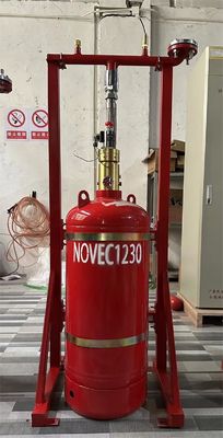 40L 収納室のための汚染なしの閉鎖式洪水Novec 1230 消火システム