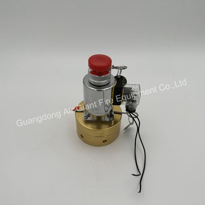 封鎖された洪水のためのシリンダーに設置された電磁器アクチュエーター HFC-227ea FM200 防火システム