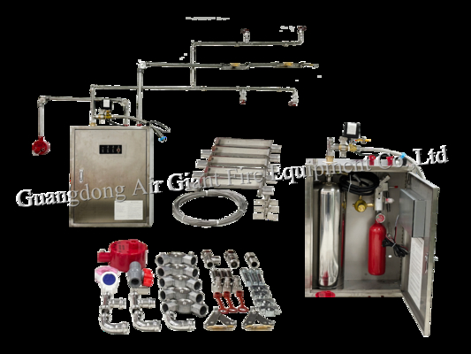 1シリンダー自動キッチン消火システム