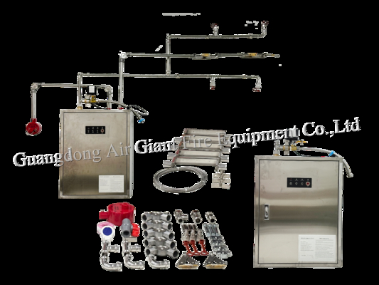 キッチンフード用湿式化学消火自動システム