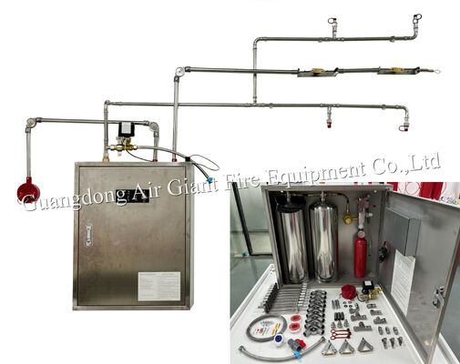 完全自動 商用 キッチン フード 消火 システム
